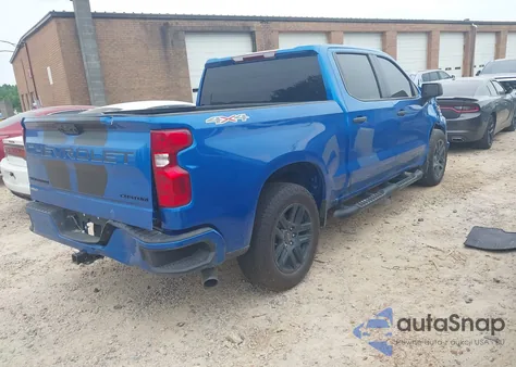 2024 Chevrolet Silverado 1500 4Wd Short Bed Custom из США, поврежденный, VIN 1GCPDBEK7RZ214839